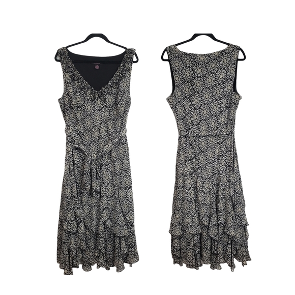 Signature by Robbie Bee Dresses & Skirts - Signature By Robbie Bee Belted V Neck Ruffle Dress Size 18W
